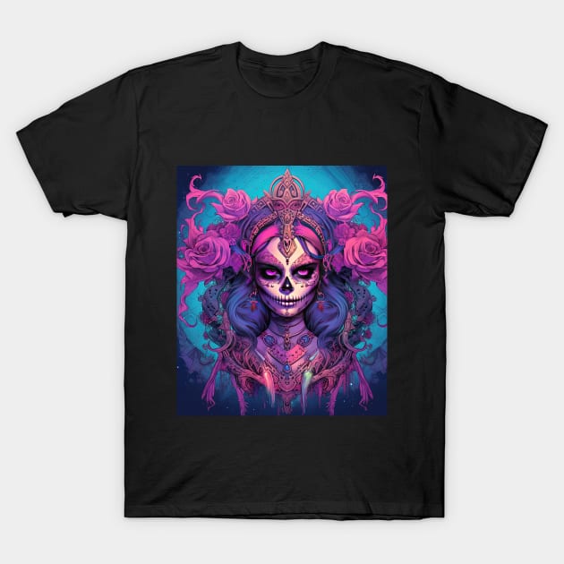 Dia De Las Santas Malvados Muertas T-Shirt by seantwisted